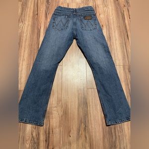 2 pairs of 32x 32x wrangler retro slim boot cut jeans